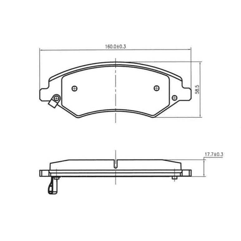 Jetour Dashing 1.5T 2024- * Brake Pad Set * Front