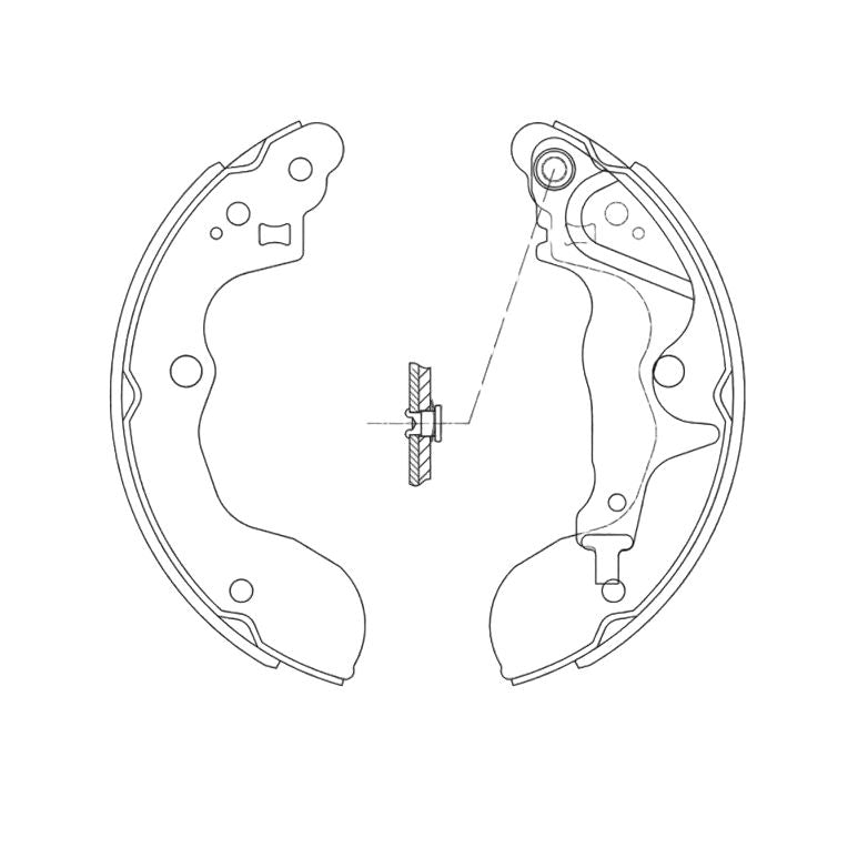 Suzuki Ertiga 14-Present & Toyota Rumion 21-Present * Brake Shoes * Rear