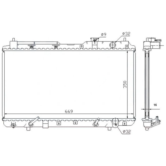 Honda CRV 1997-2001 * Radiator * Automatic