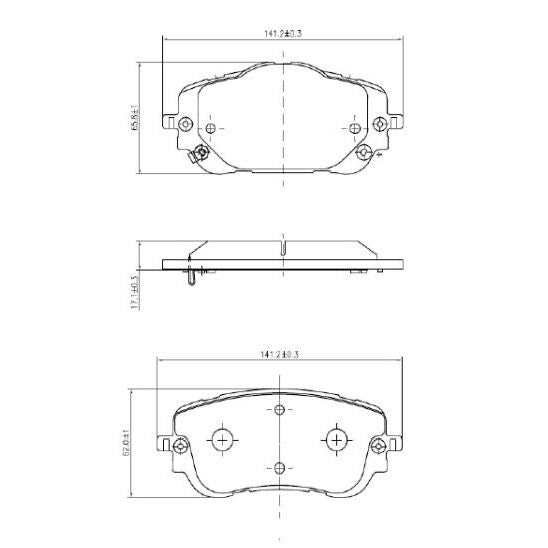 Haval H6 2021-Present * Front Brake Pad * Set