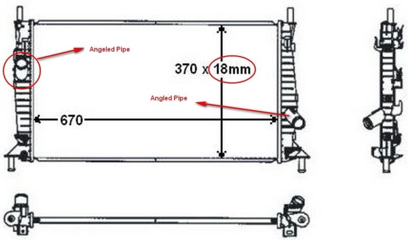 Mazda 3 2004-2009 * Radiator * Manual