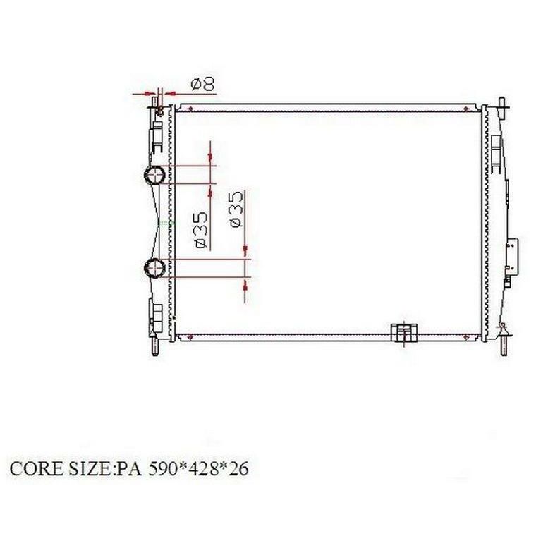 Nissan Qashqai 1.6 2007-2013 * Radiator * Manual Transmission