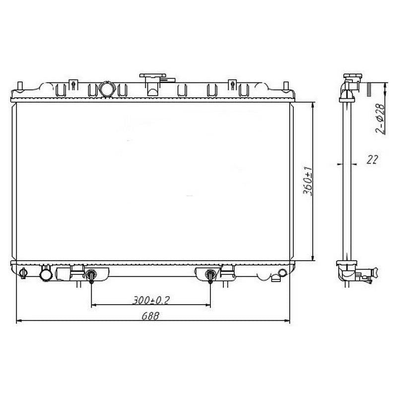 Nissan Almera 2000-2007 * Radiator * Automatic
