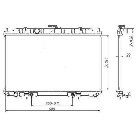 Nissan Almera 2000-2007 * Radiator * Automatic