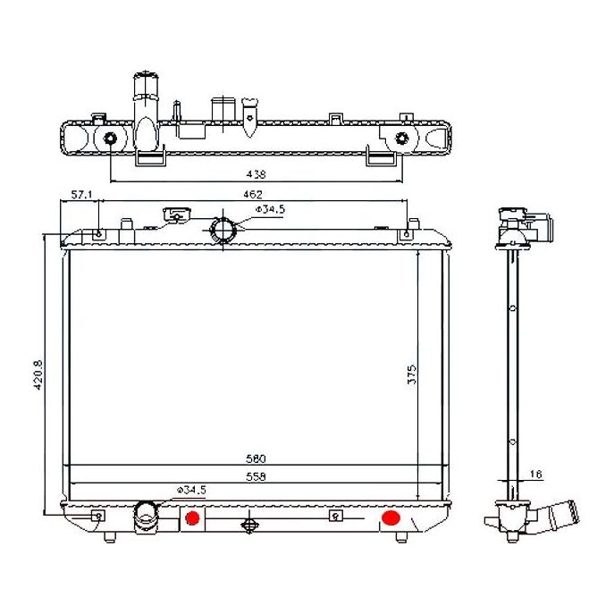 Suzuki Swift 2008-2011 * Radiator * Automatic