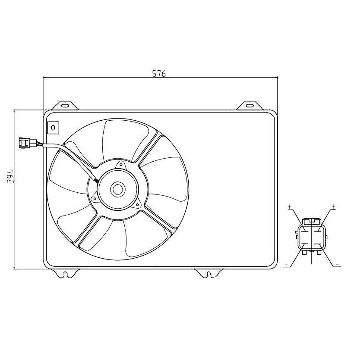 Suzuki Swift 2008-2011 * Radiator Fan