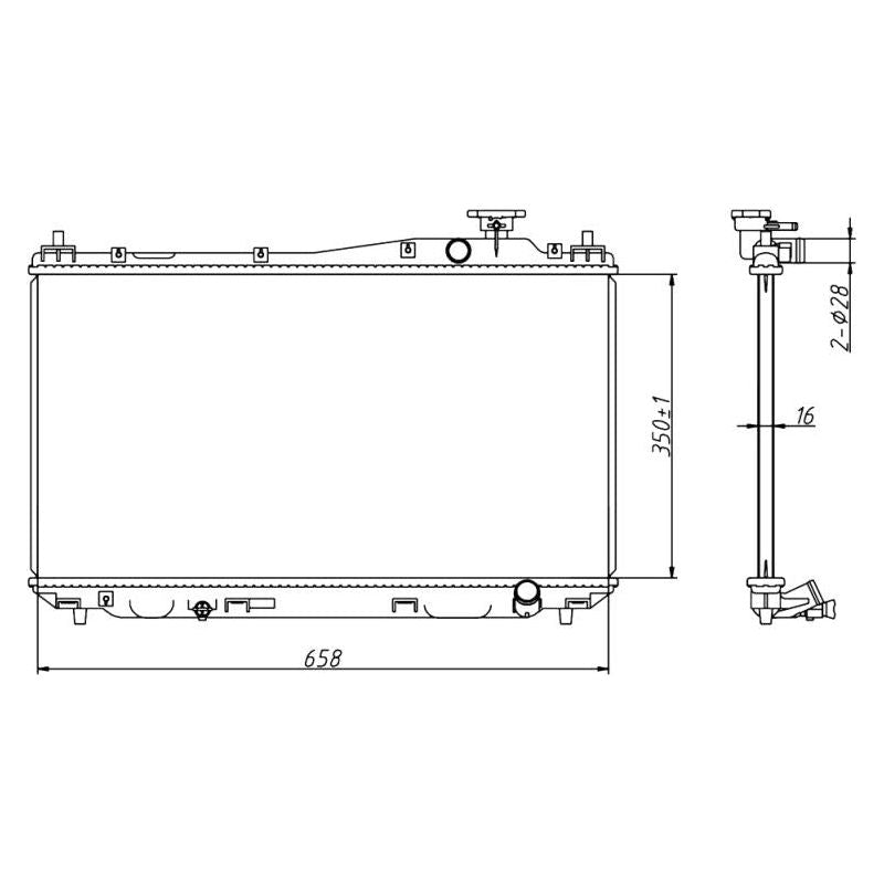Honda Civic 2001-2005 * Radiator * Manual