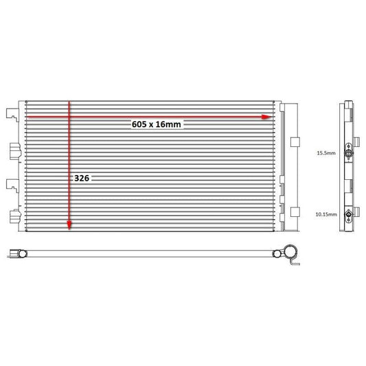 Renault Duster 2013-2017 * Aircon Condenser