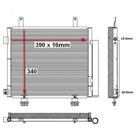 Suzuki Alto 2009-2015 * Aircon Condenser