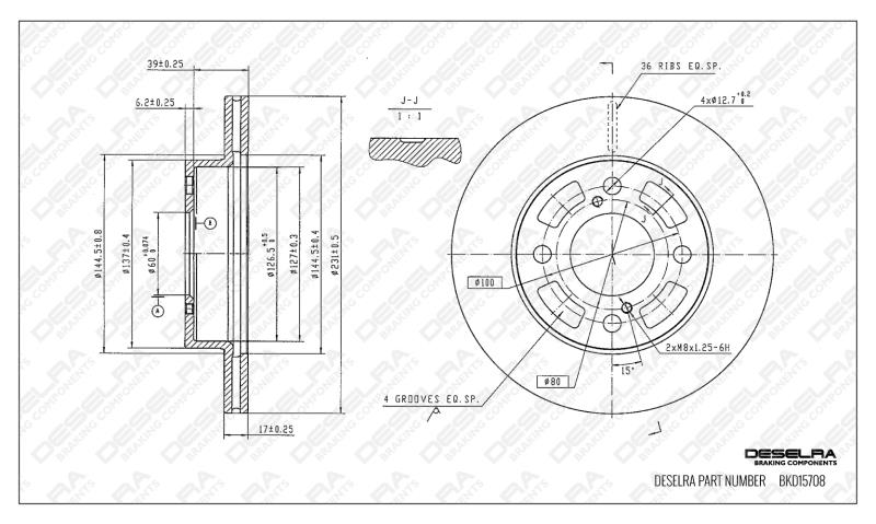 Suzuki Celerio 22-Present & Toyota Vitz 2022-Present * Brake Disc * Front