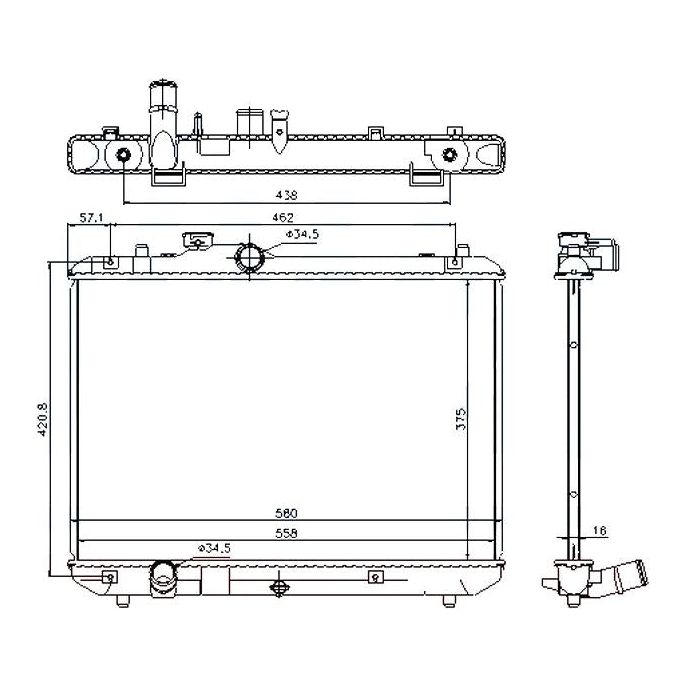 Suzuki Swift 2008-2011 * Radiator * Manual