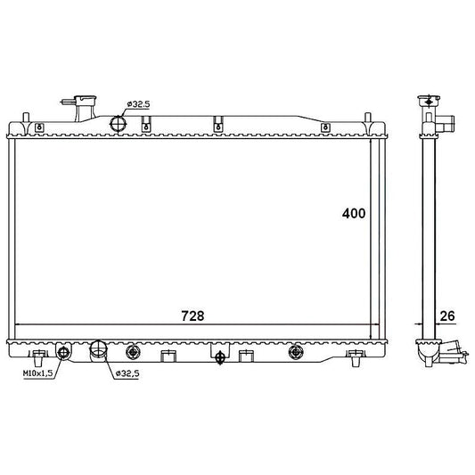 Honda CRV 2007-2012 2.0/2.4 * Radiator * Auto