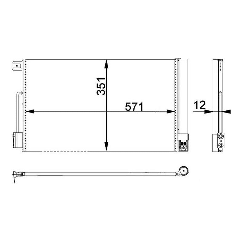 Chevrolet Utility 2012-2017 * Aircon Condenser