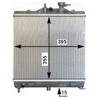 Kia Picanto 2004-2011 1.1 * Radiator * Manual * Straight Lower Pipe