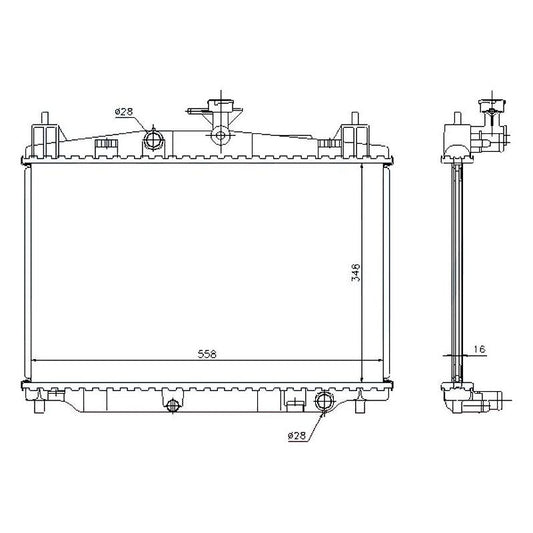 Mazda 2 2007-2013 * Radiator * Manual