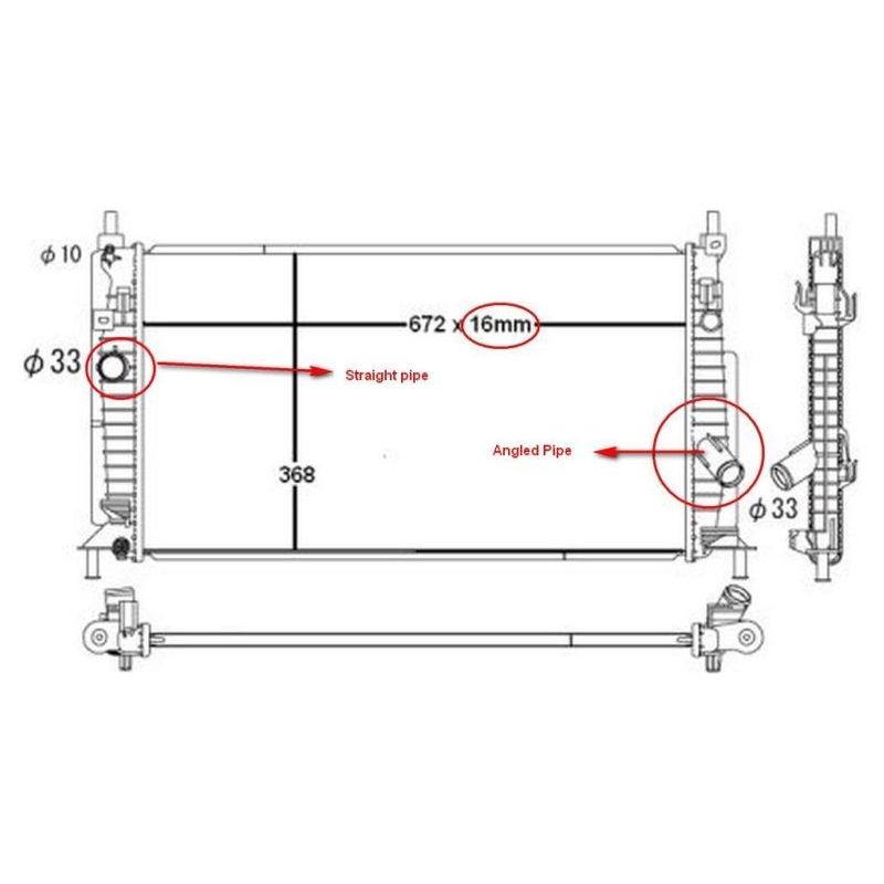 Mazda 3 2009-2014 * Radiator * Manual