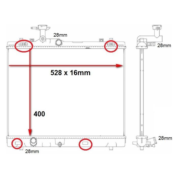 Suzuki Swift 11-16 & Ertiga 14-18 * Radiator * Manual