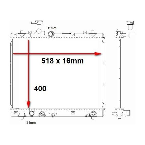 Suzuki Swift 2011-2016 * Radiator * Automatic
