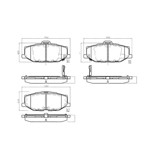 Suzuki Jimny 1.5 2018- * Front Brake Pad Set