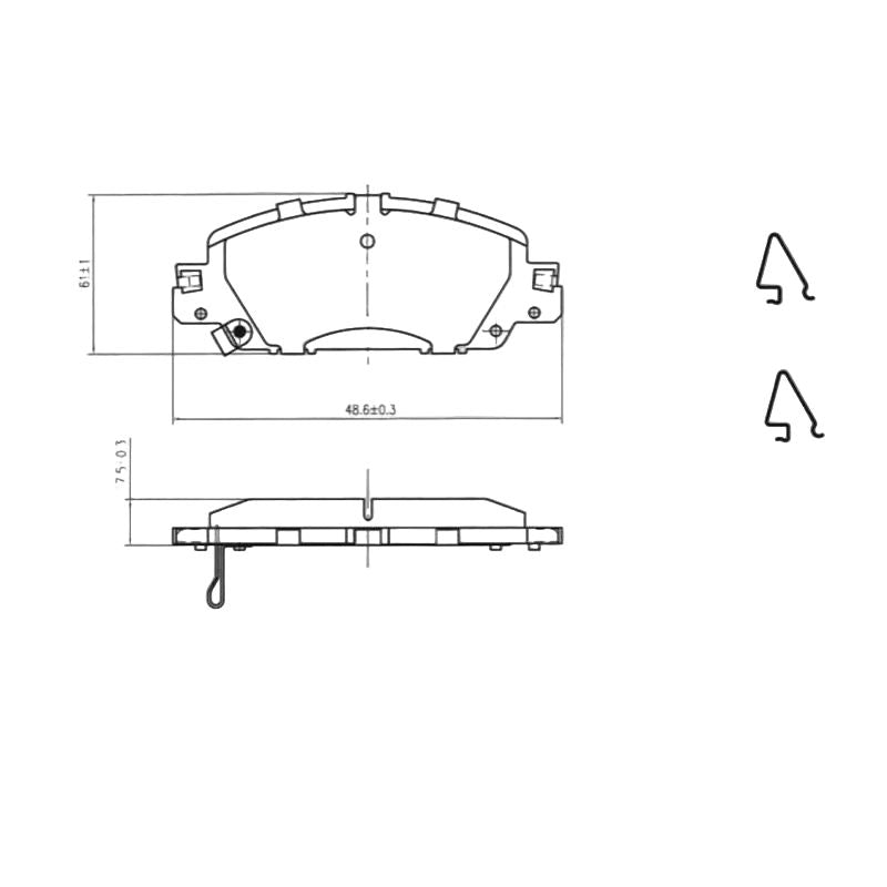 Honda Elevate 2024-2025 * Brake Pad Set * Front