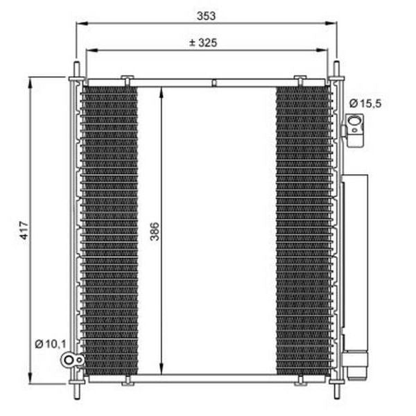 Honda Jazz 2003-2004 * Aircon Condenser