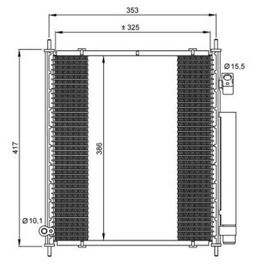 Honda Jazz 2003-2004 * Aircon Condenser