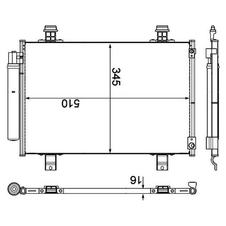 Suzuki Swift 2008-2011 * Aircon Condenser