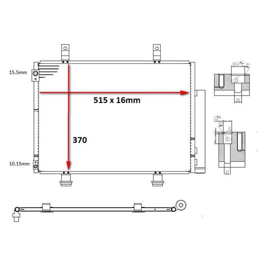 Suzuki Swift 2011-2016 * Aircon Condenser