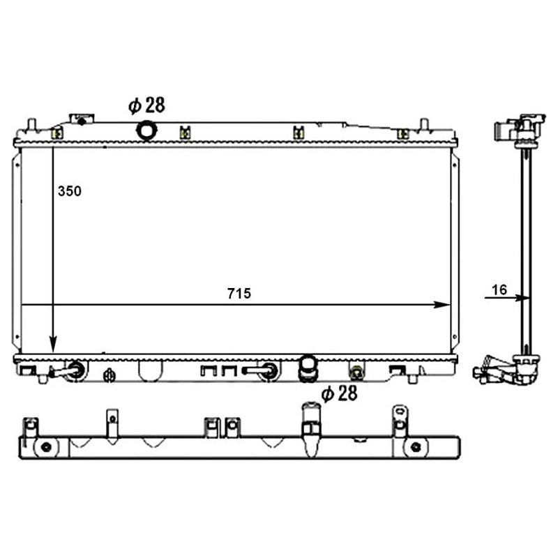 Honda Jazz 2009-2014 & Ballade 2011-2013 * Radiator * Automatic