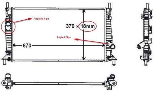 Mazda 3 2004-2009 * Radiator * Manual