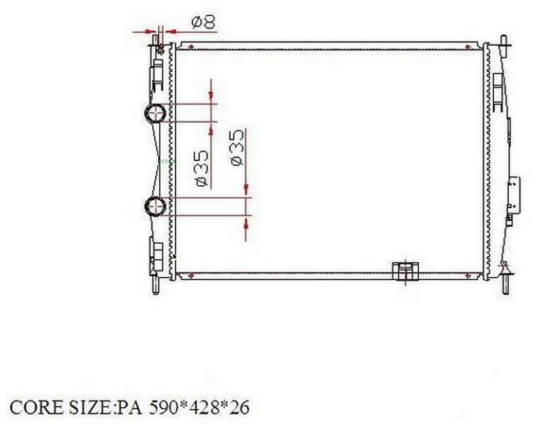 Nissan Qashqai 1.6 2007-2013 * Radiator * Manual Transmission