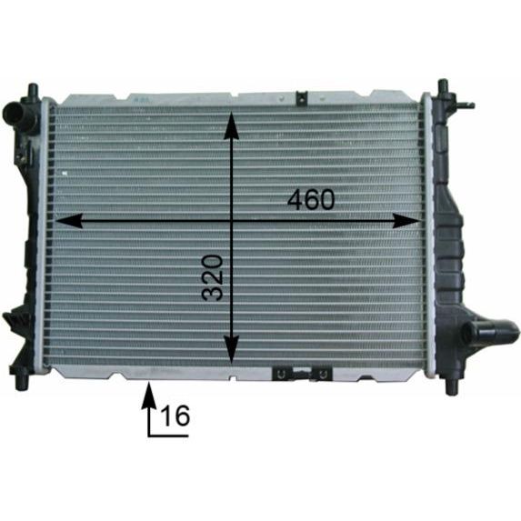 Chevrolet Spark 2006-2010 0.8/1.0 * Radiator * Manual